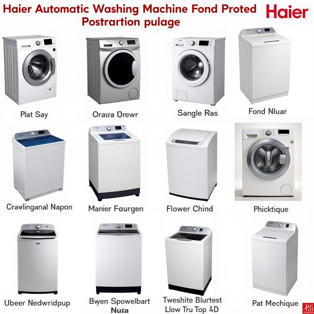 Haier Automatic Washing Machines in Pakistan