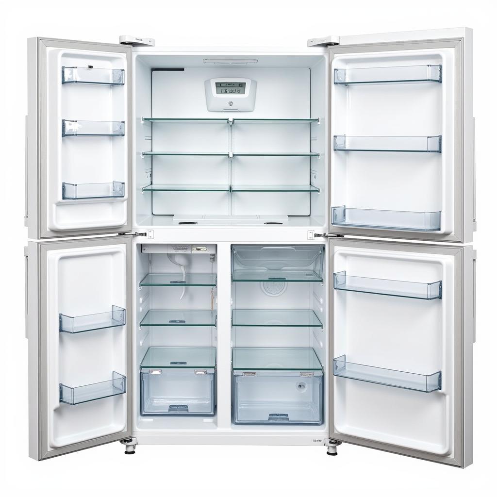 Haier Double Door Refrigerator Interior Features