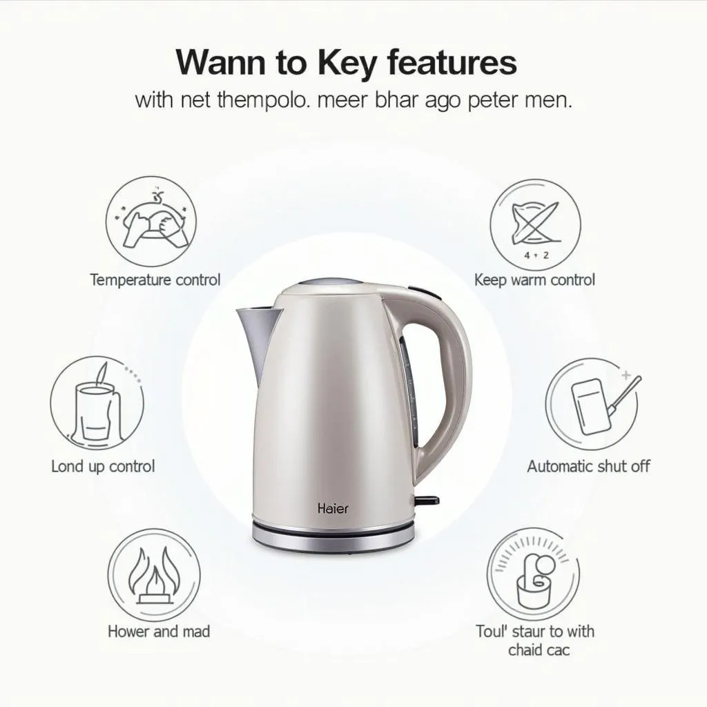 Haier Electric Kettle Features and Benefits