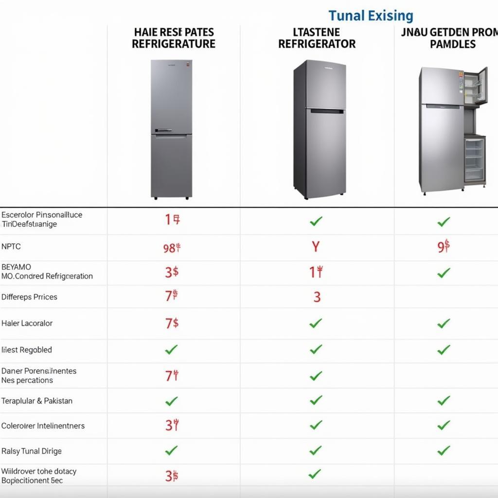 Haier Fridge Features and Price Comparison