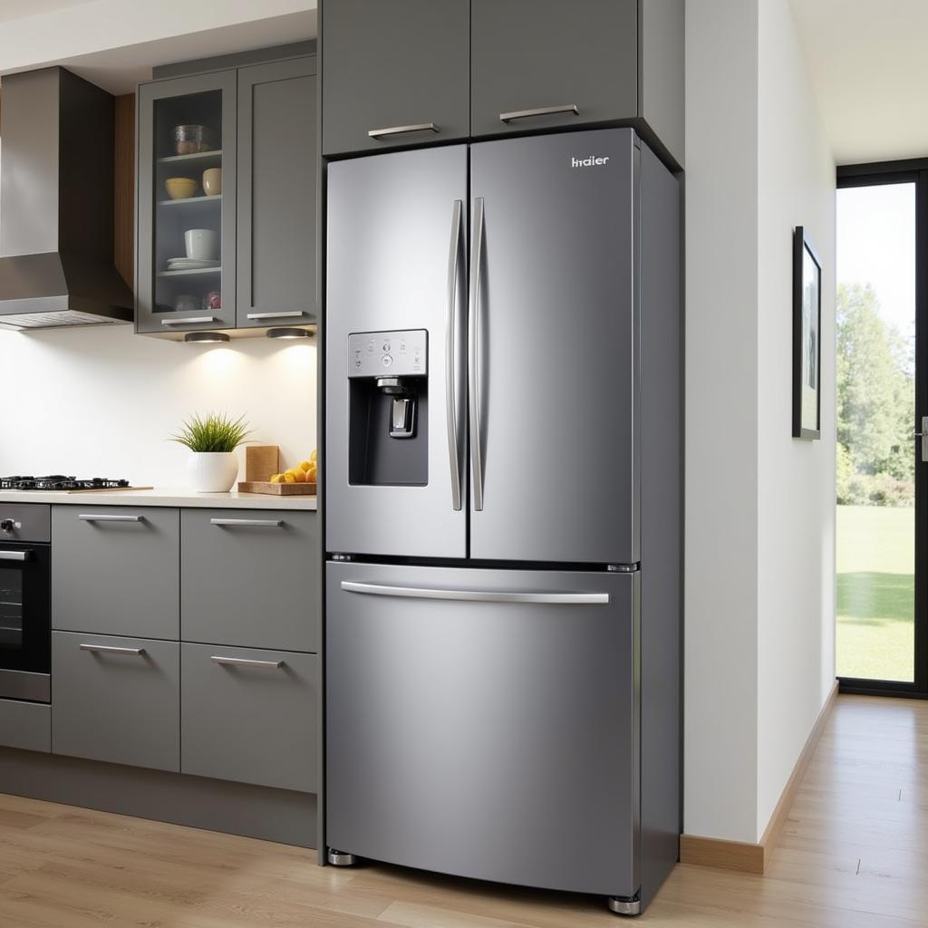 Haier HRF-368 Refrigerator in a modern kitchen