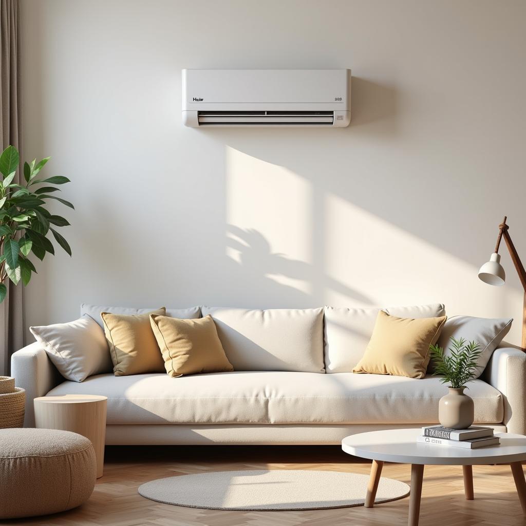 Haier Inverter AC Cooling a Room