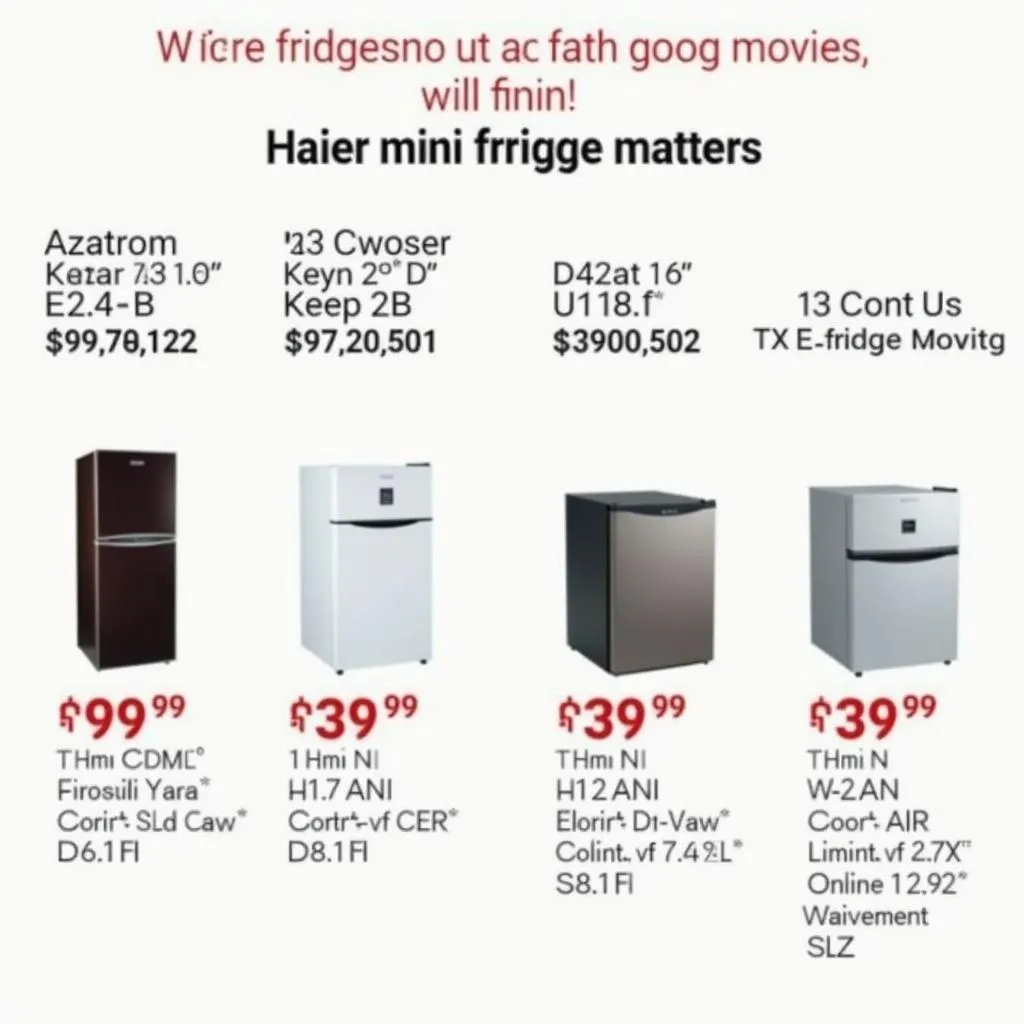 Haier Mini Fridge Models