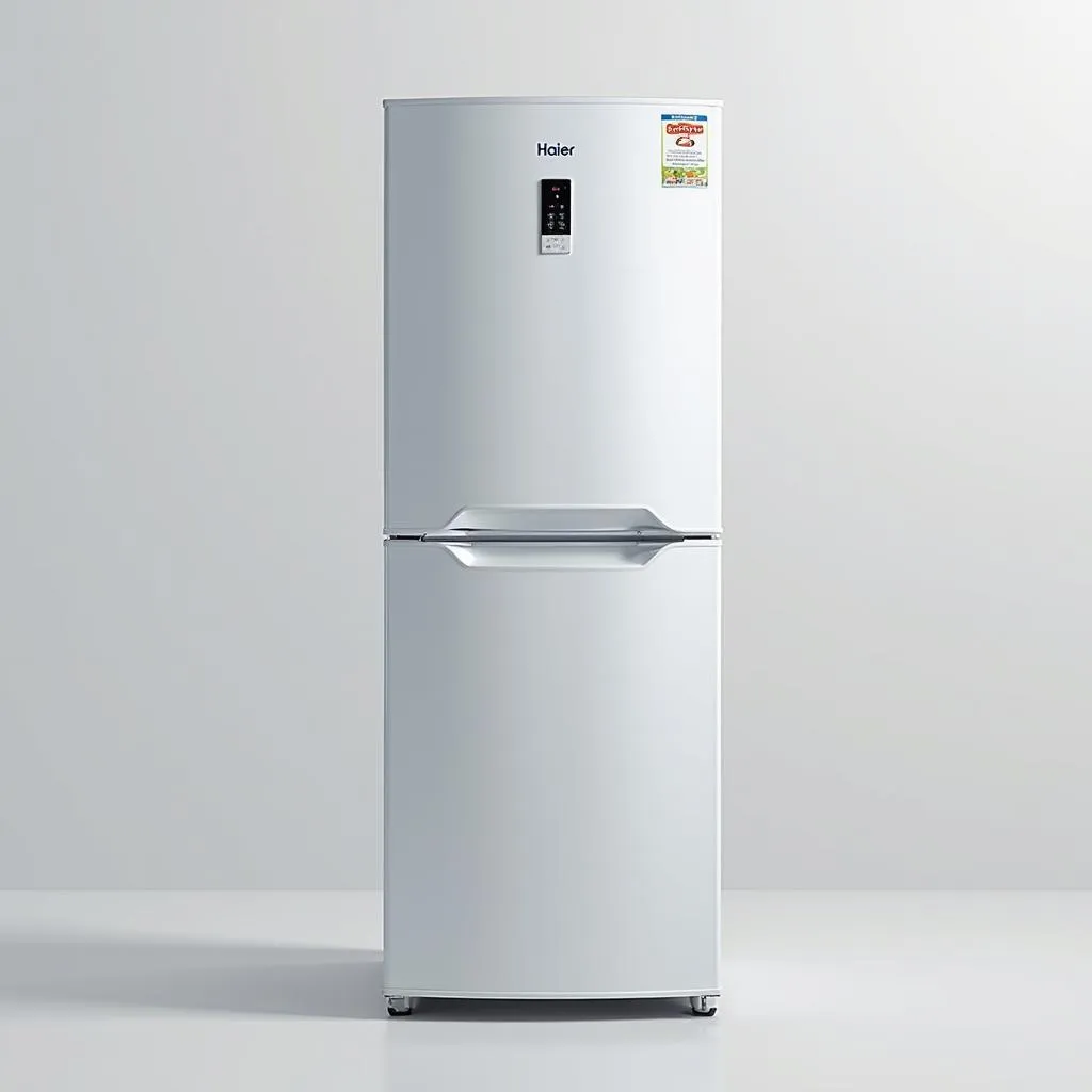 Exterior view of Haier refrigerator HRF 216