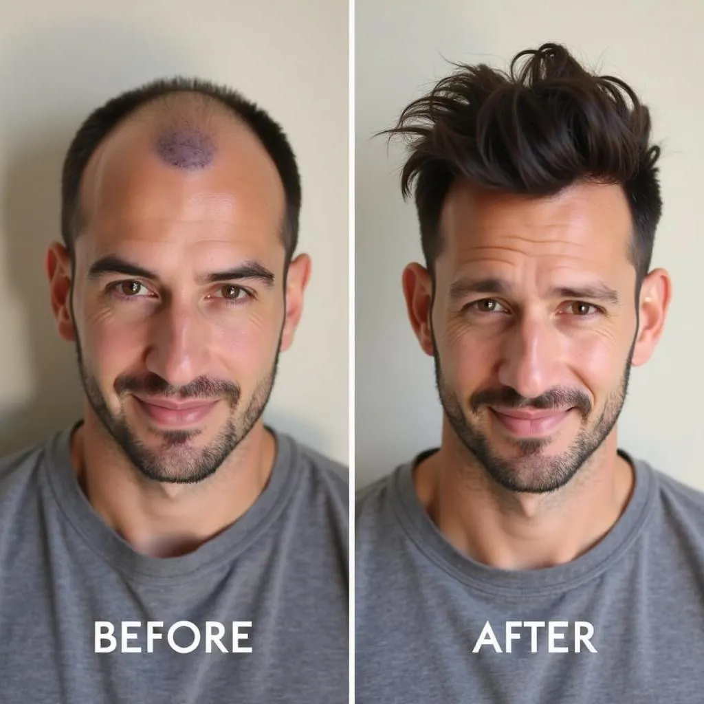 Hair Patch Before & After