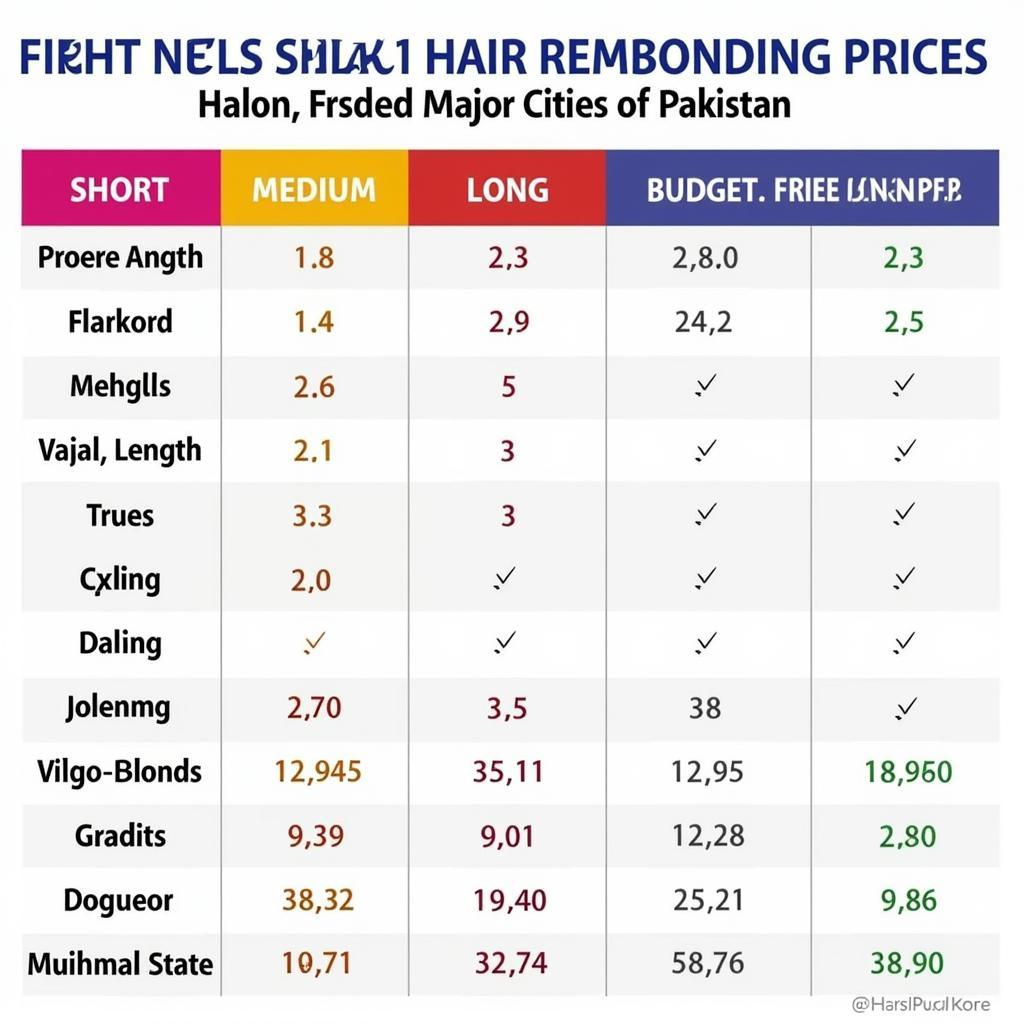 Hair Rebonding Price Comparison in Different Salons Across Pakistan