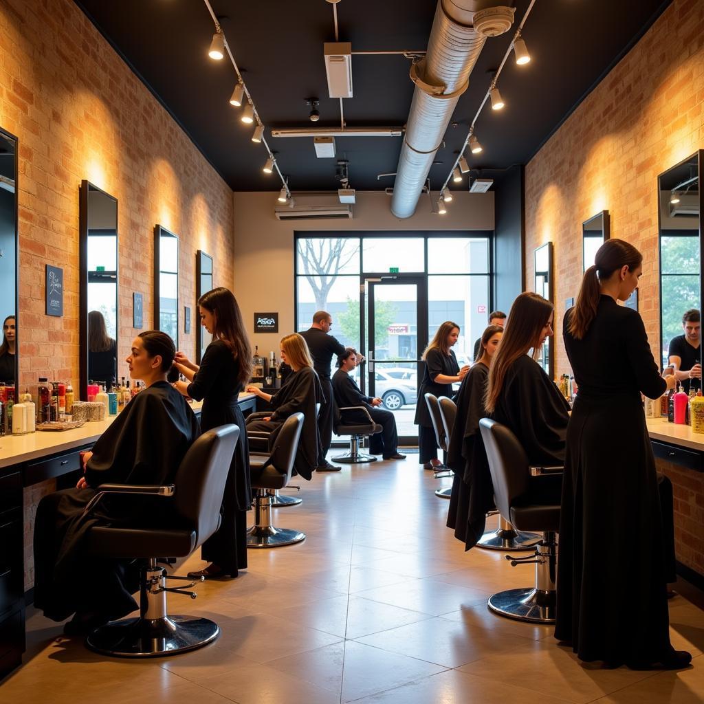 Modern hair salon in Lahore