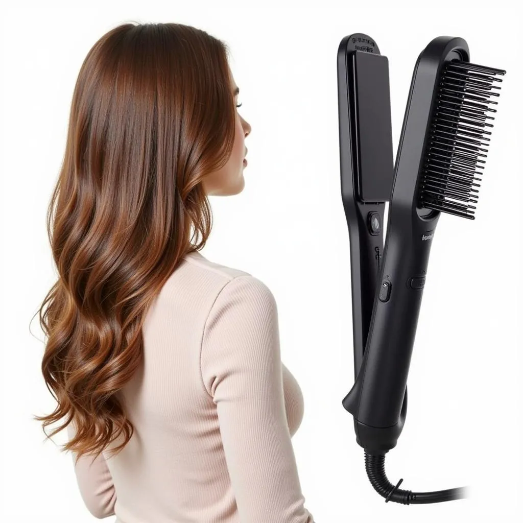 Hair Straightener Brush vs. Flat Iron