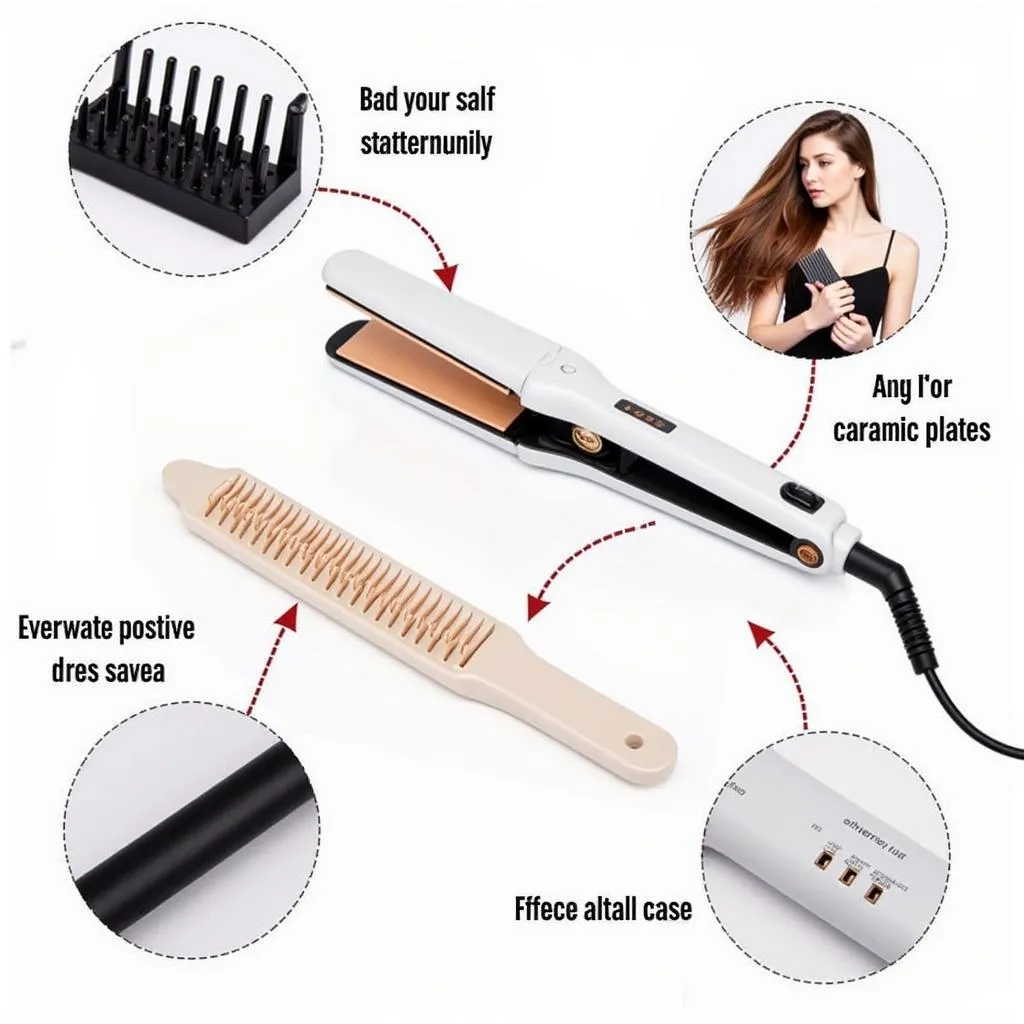 Hair Straightener Comb Features