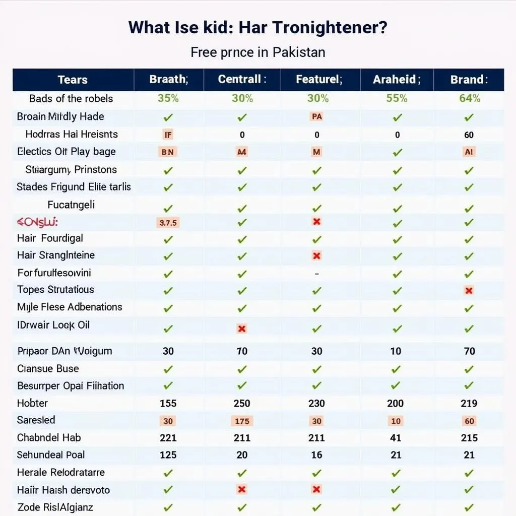 Hair Straightener Price Comparison Table in Pakistan