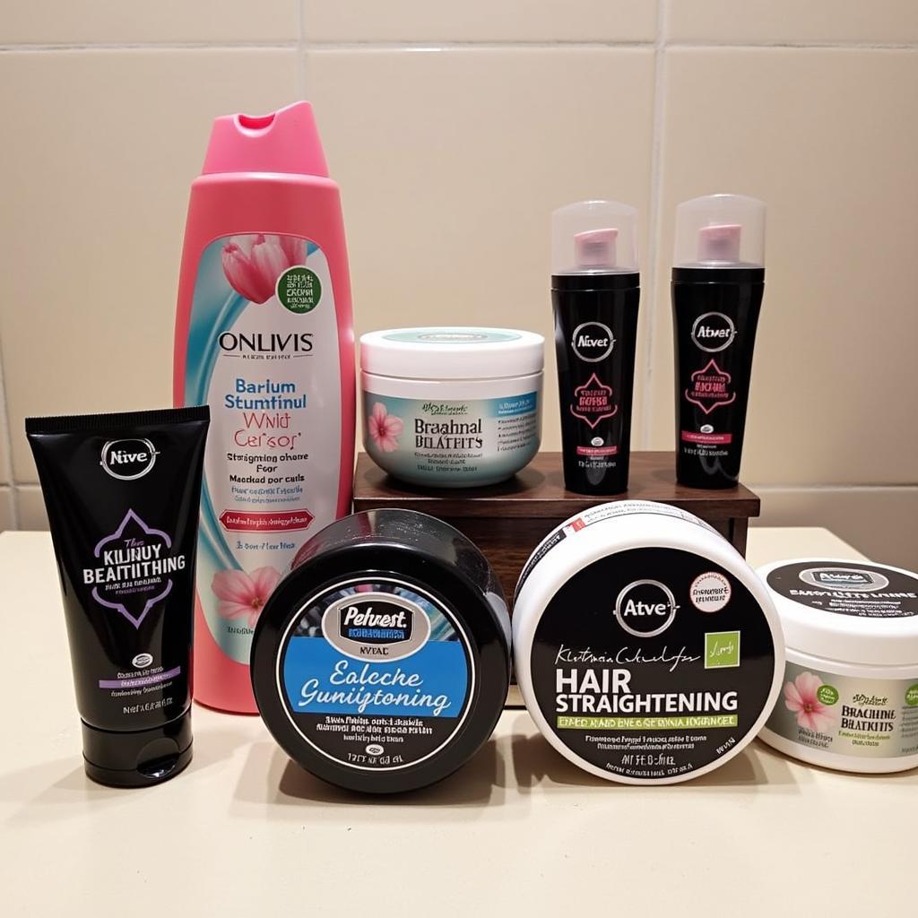 Different types of hair straightening creams