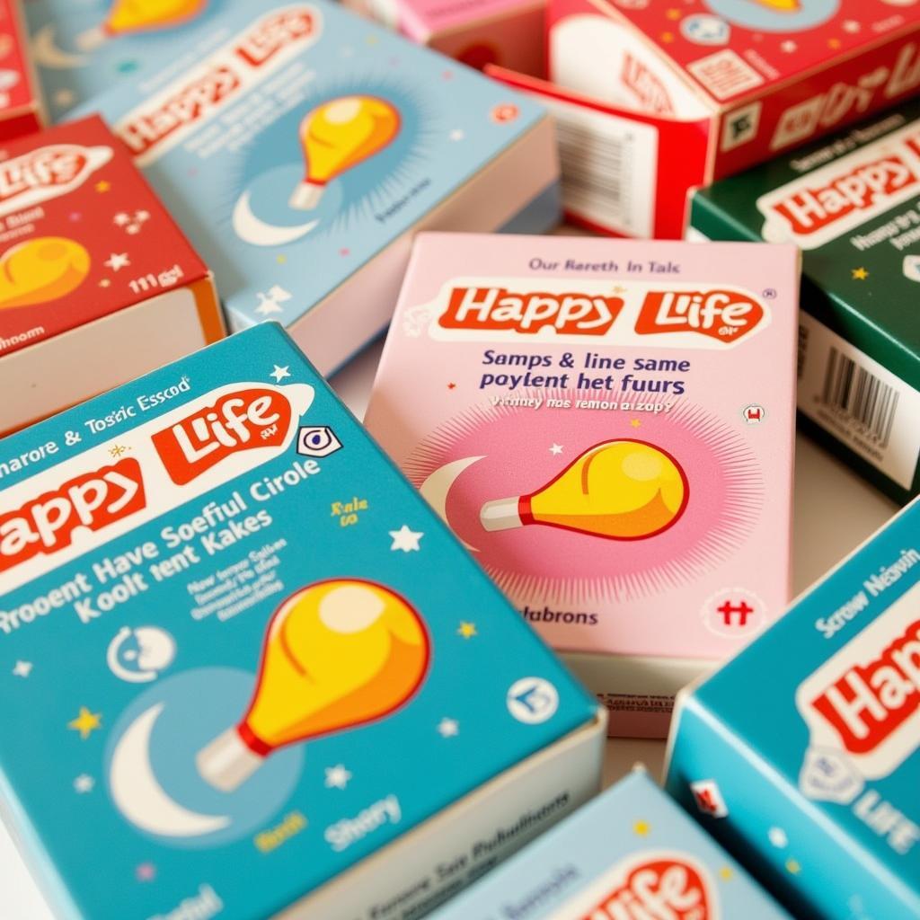 Happy Life Condom Packaging