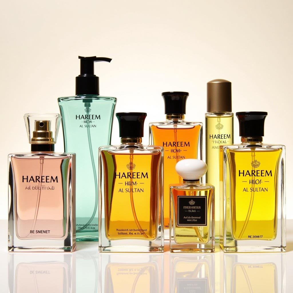 Collection of Hareem Al Sultan Perfumes