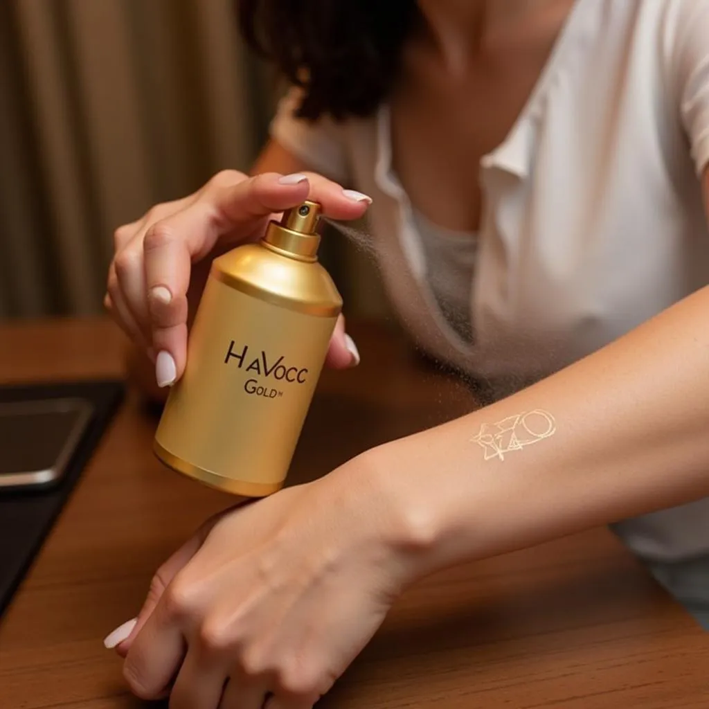 Havoc Gold Perfume Spray