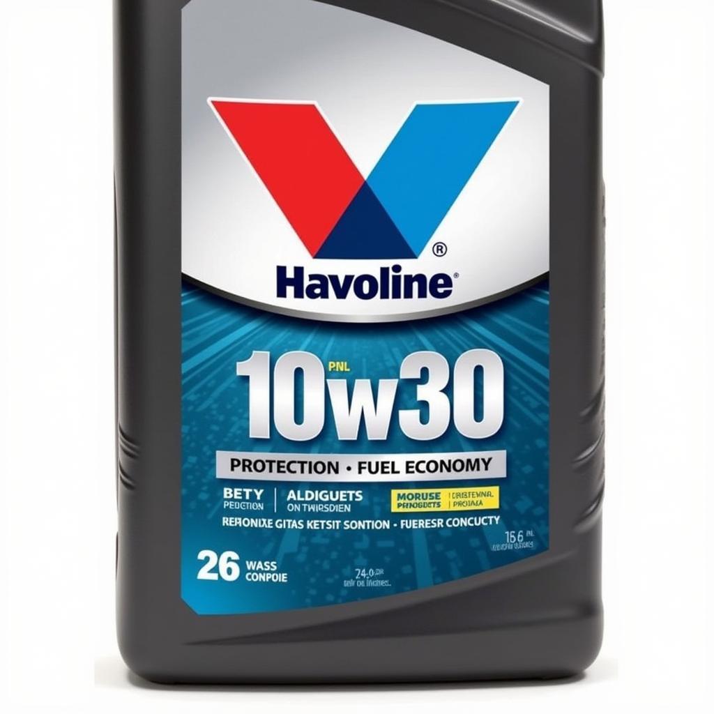 Havoline 10w30 Engine Oil Bottle