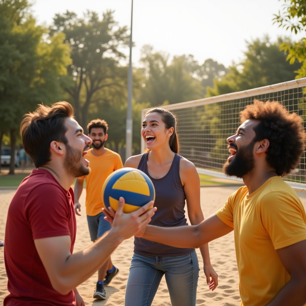 People enjoying outdoor activities in Pakistan