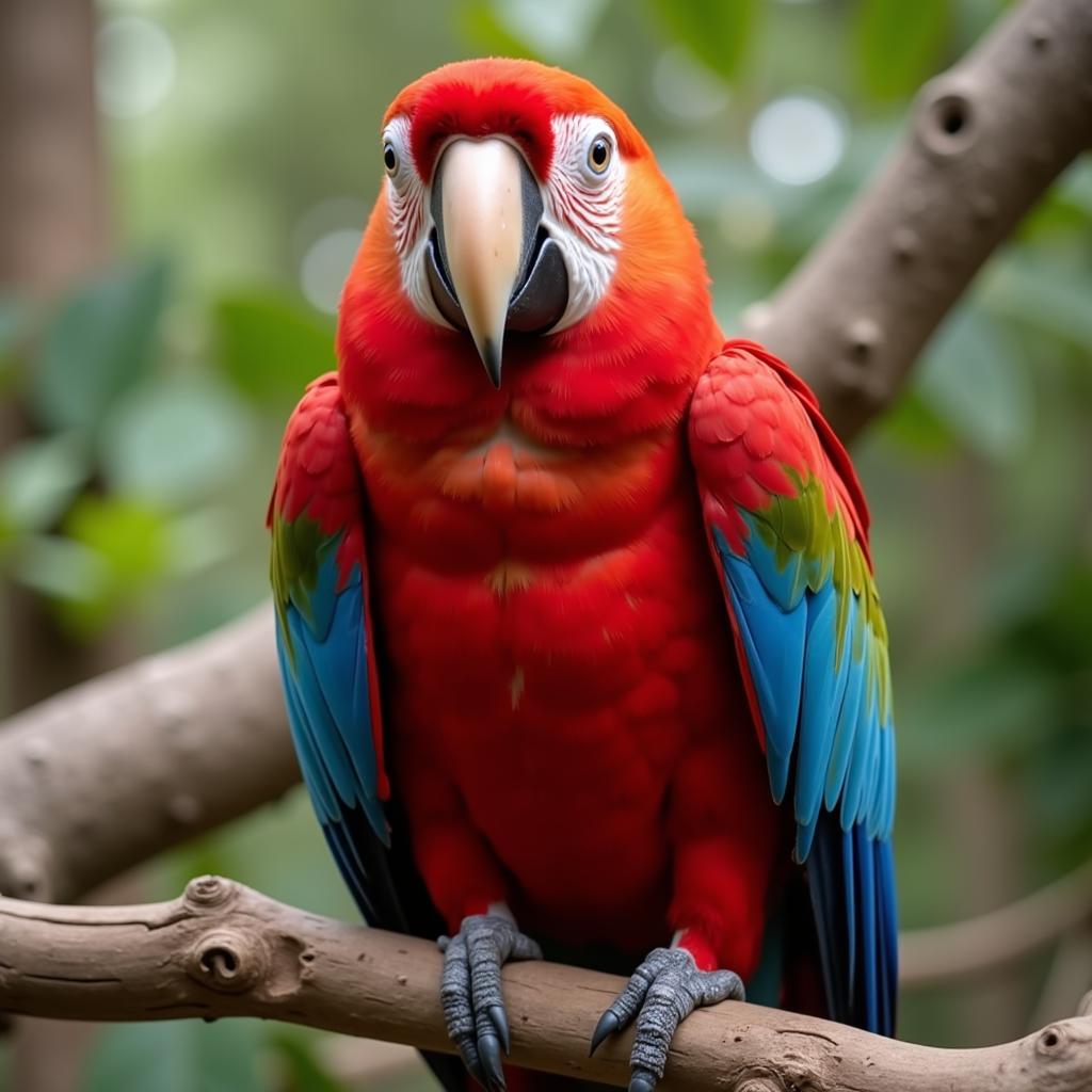 Healthy Scarlet Macaw in Pakistan