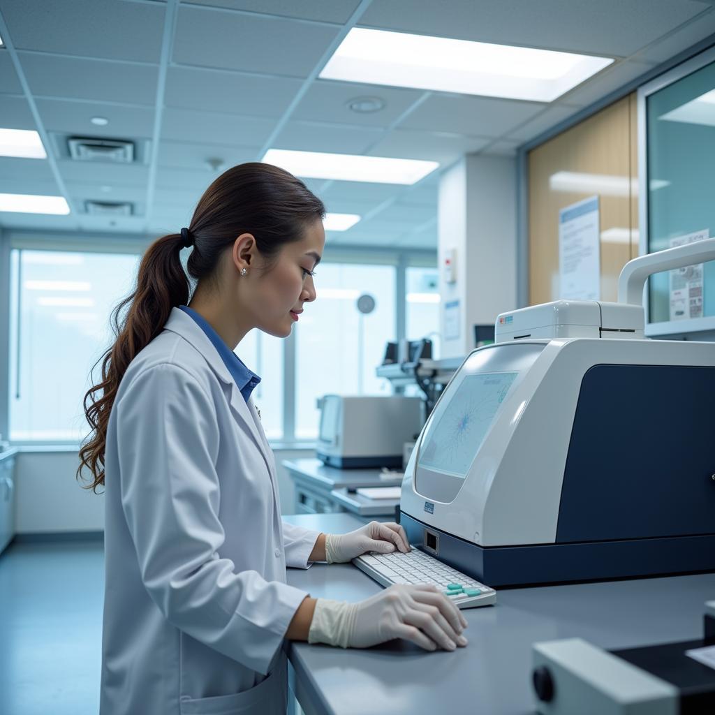 Hematology Analyzer in a Laboratory Setting