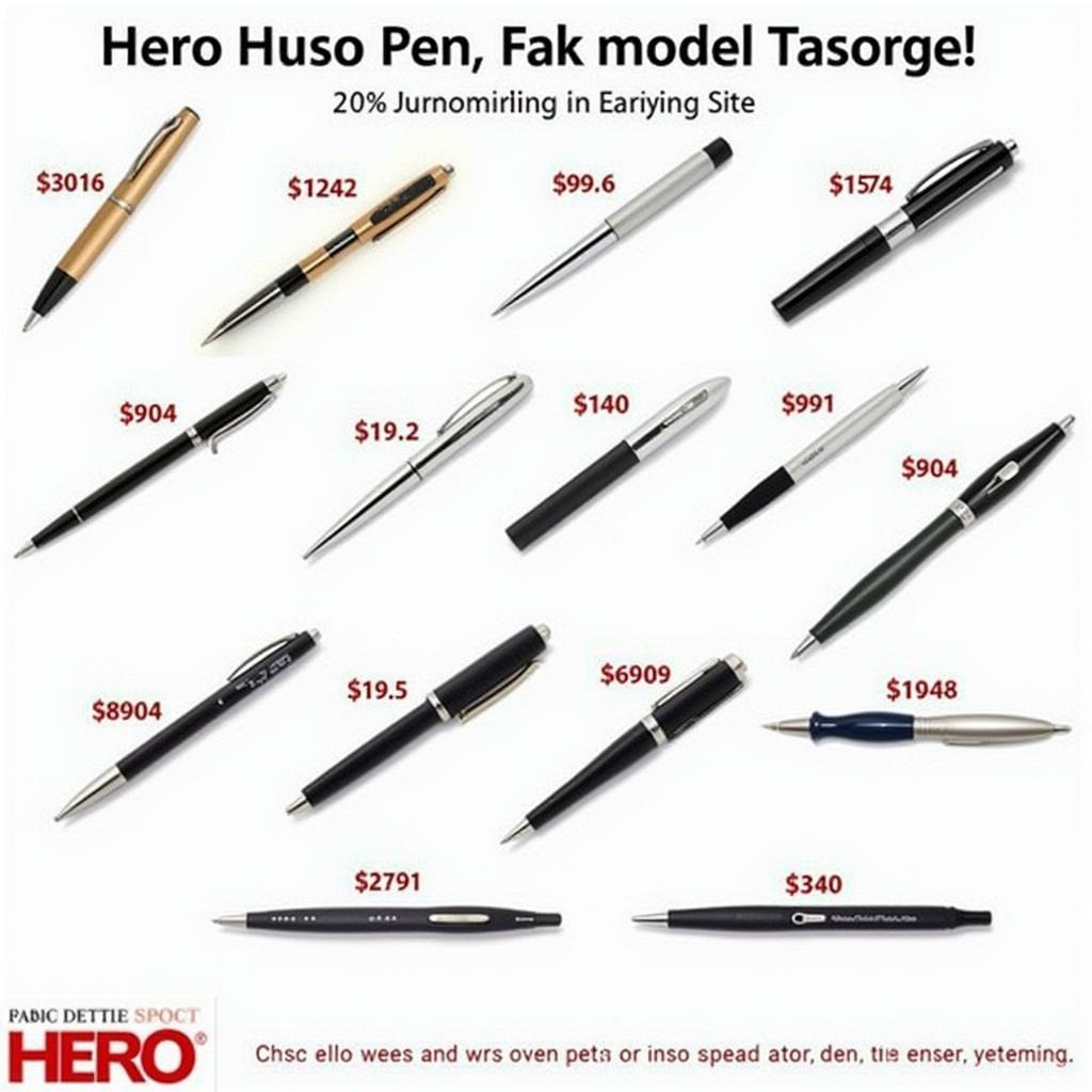 Hero Pen Models in Pakistan