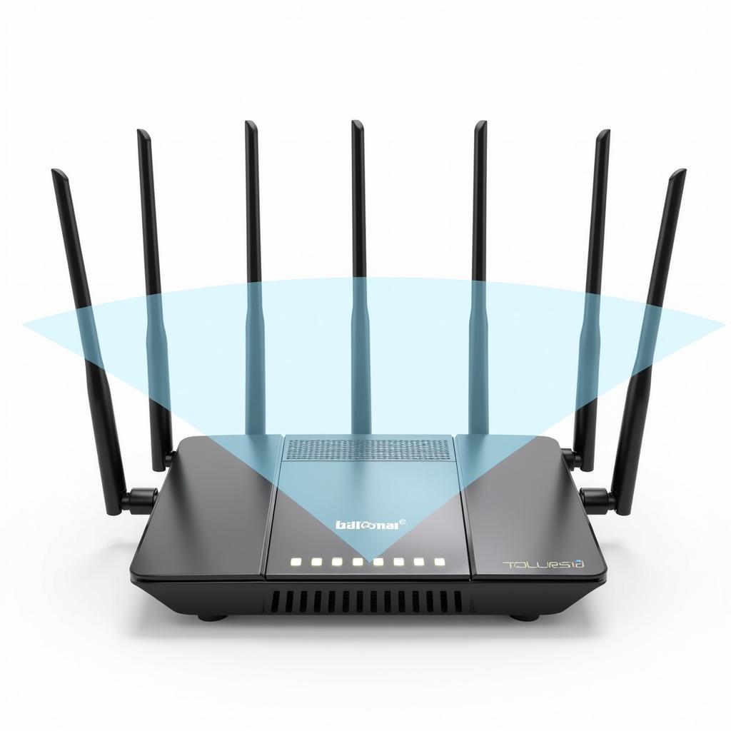 High-end EPON router with multiple antennas