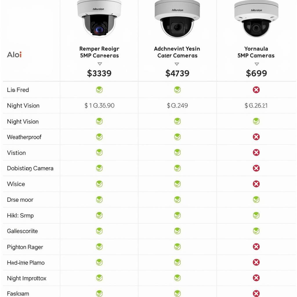 Hikvision 5MP Camera Price Comparison