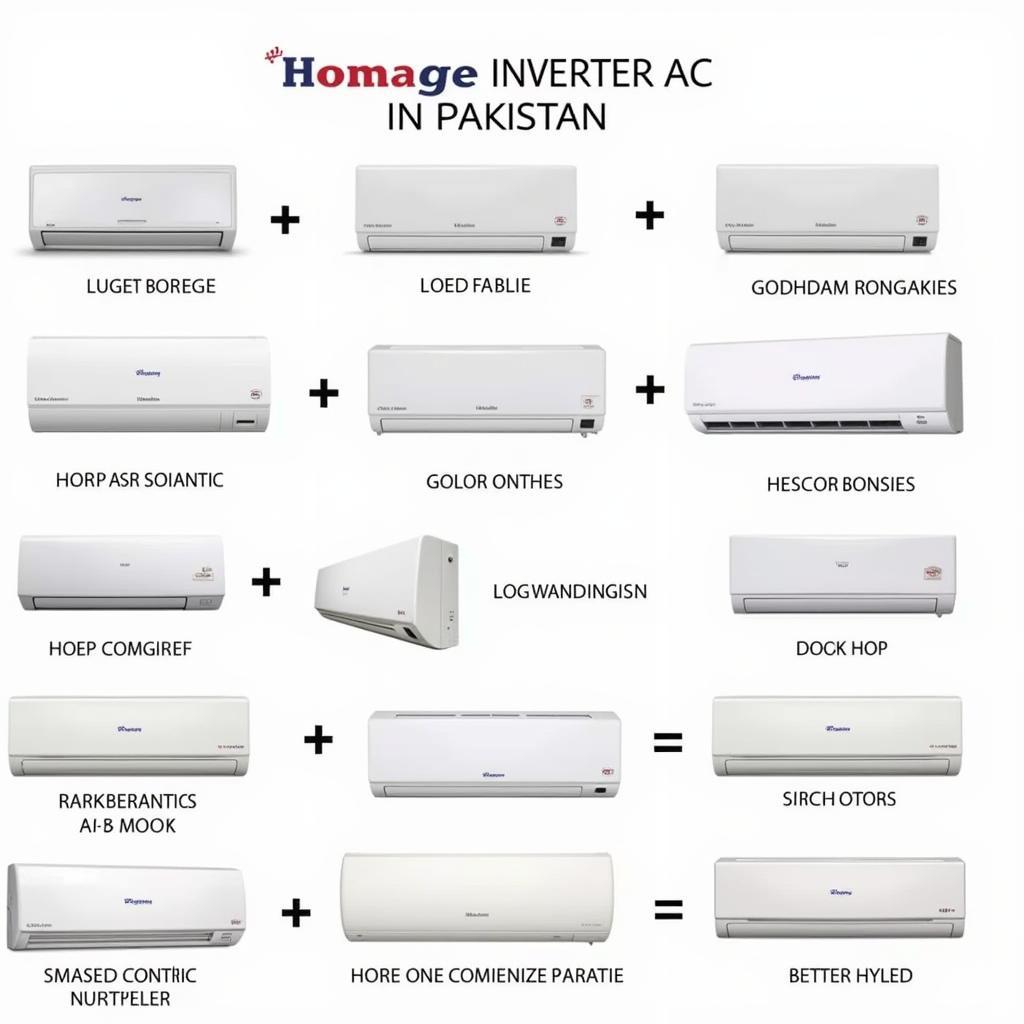 Homage Inverter AC Models in Pakistan