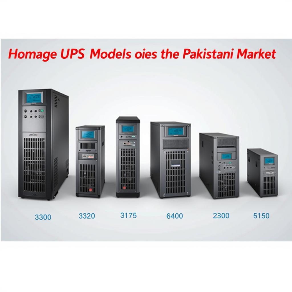 Homage UPS models in Pakistan