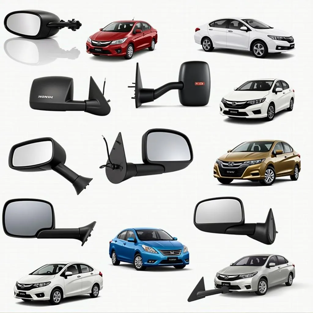 Types of Honda City Side Mirrors