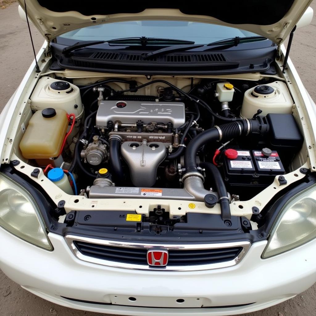 Honda Civic 1998 Engine Bay