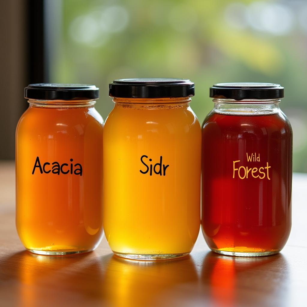 Different Honey Varieties in Pakistan