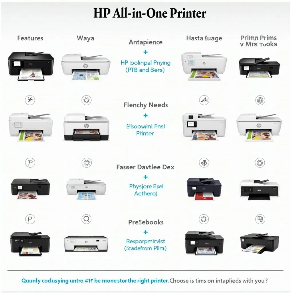 HP All-in-One Printer Selection Guide