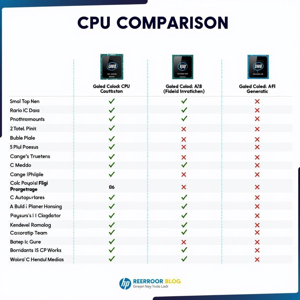 HP CPU Price Comparison Chart in Pakistan