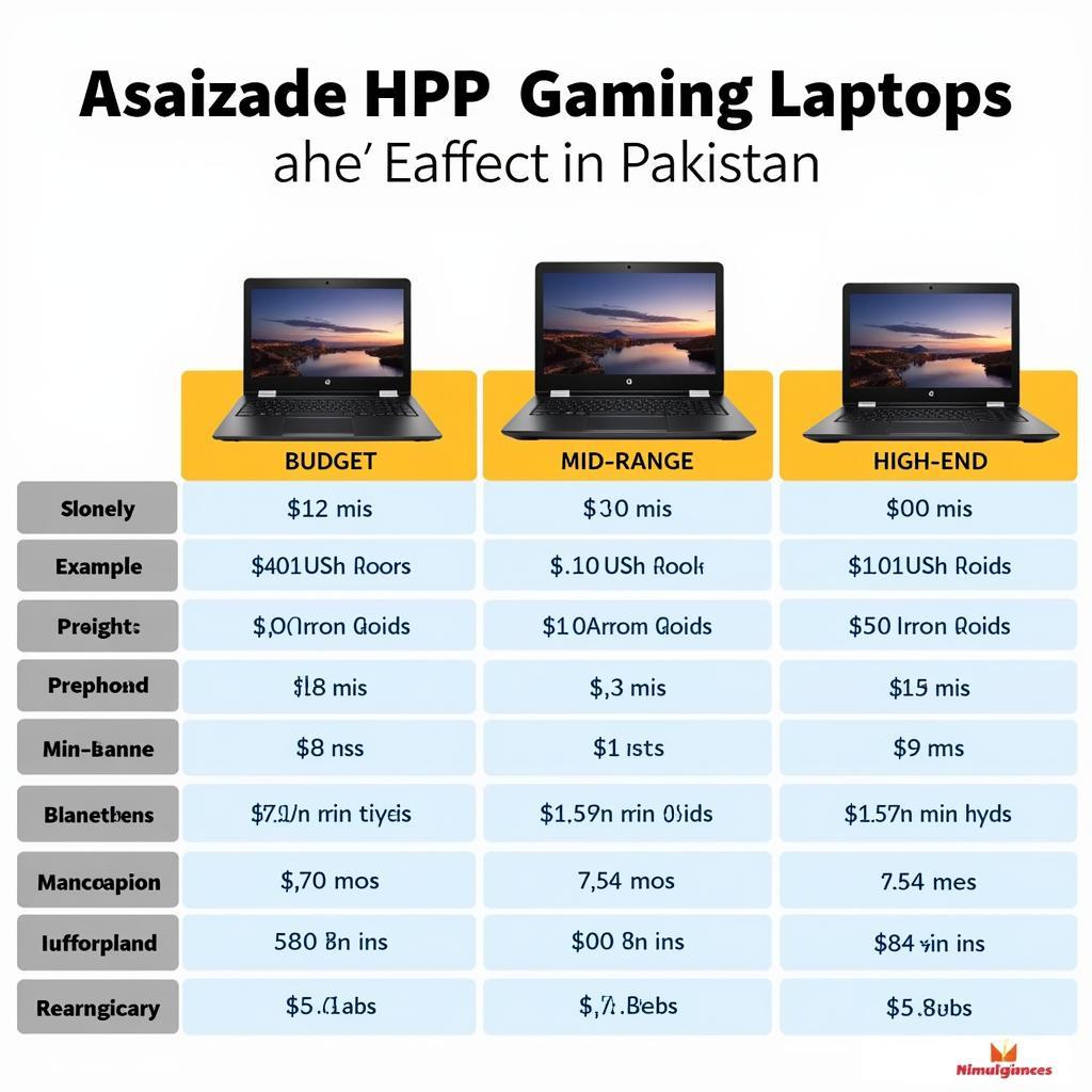 HP Gaming Laptop Price Range