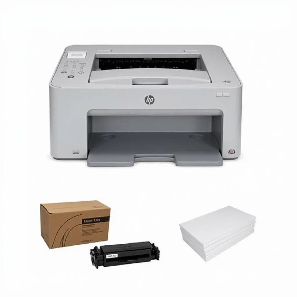 HP LaserJet P1102 with Accessories