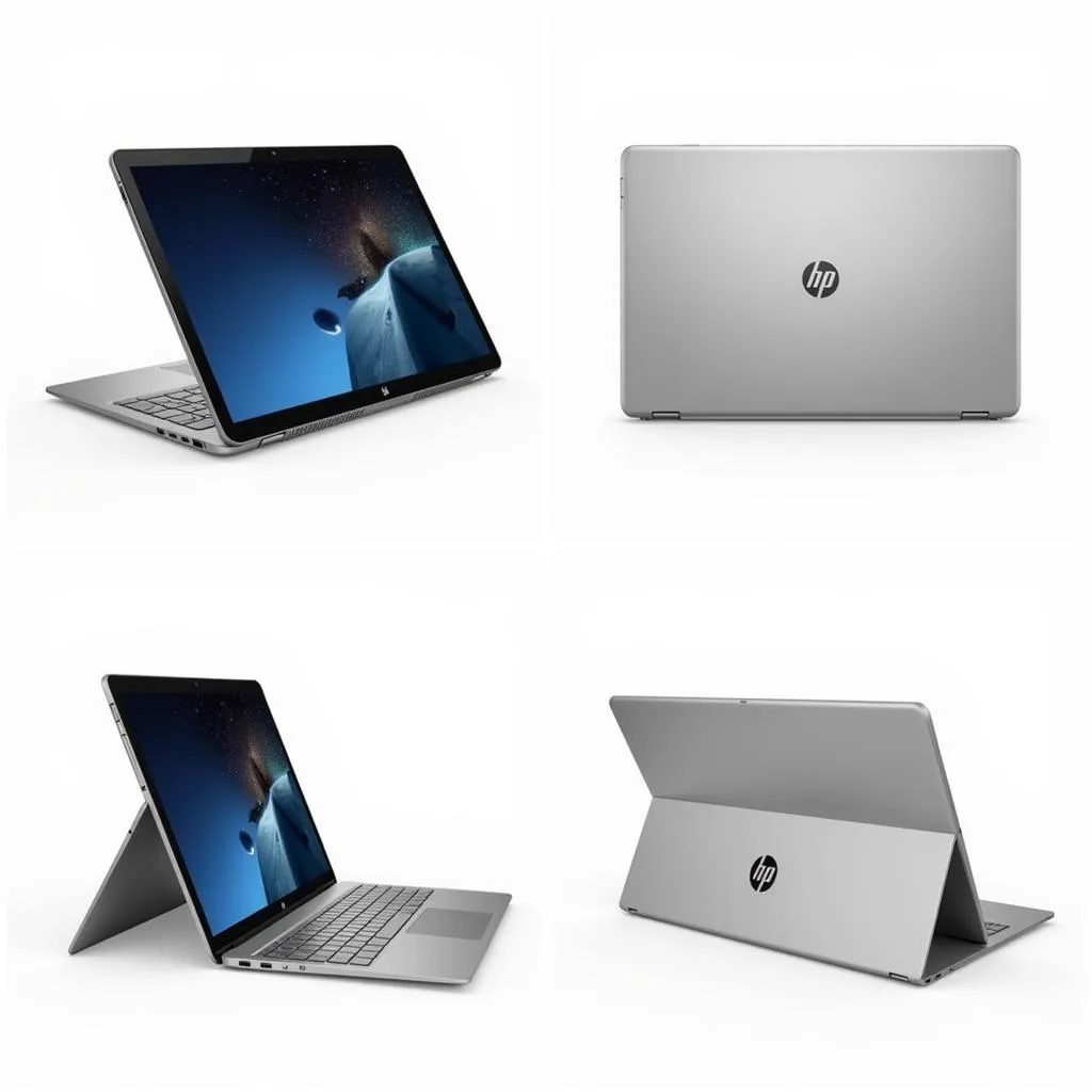 HP Pavilion x360 in different modes