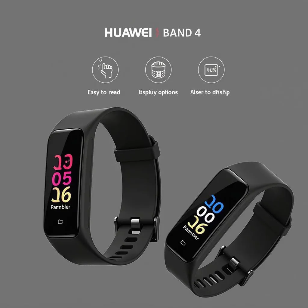 Huawei Band 4 with colorful display