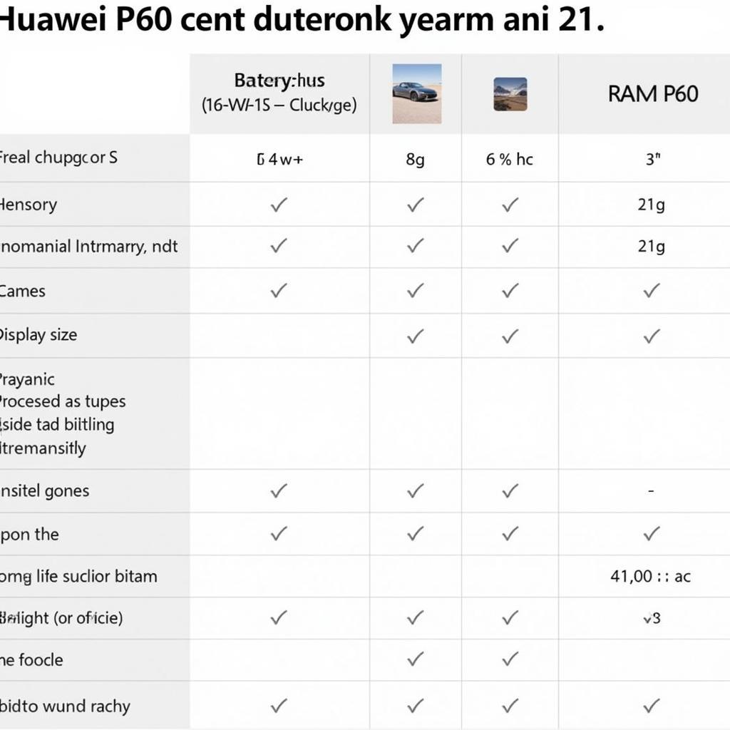 Comparing the Huawei P60 with competitor smartphones in terms of camera, performance, battery life, and overall value for money.