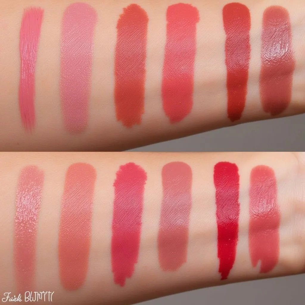 Huda Beauty Lip Pencil Swatches