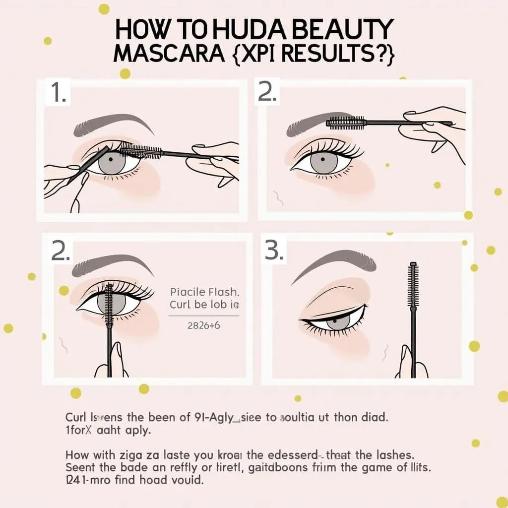 Huda Beauty Mascara Application Guide