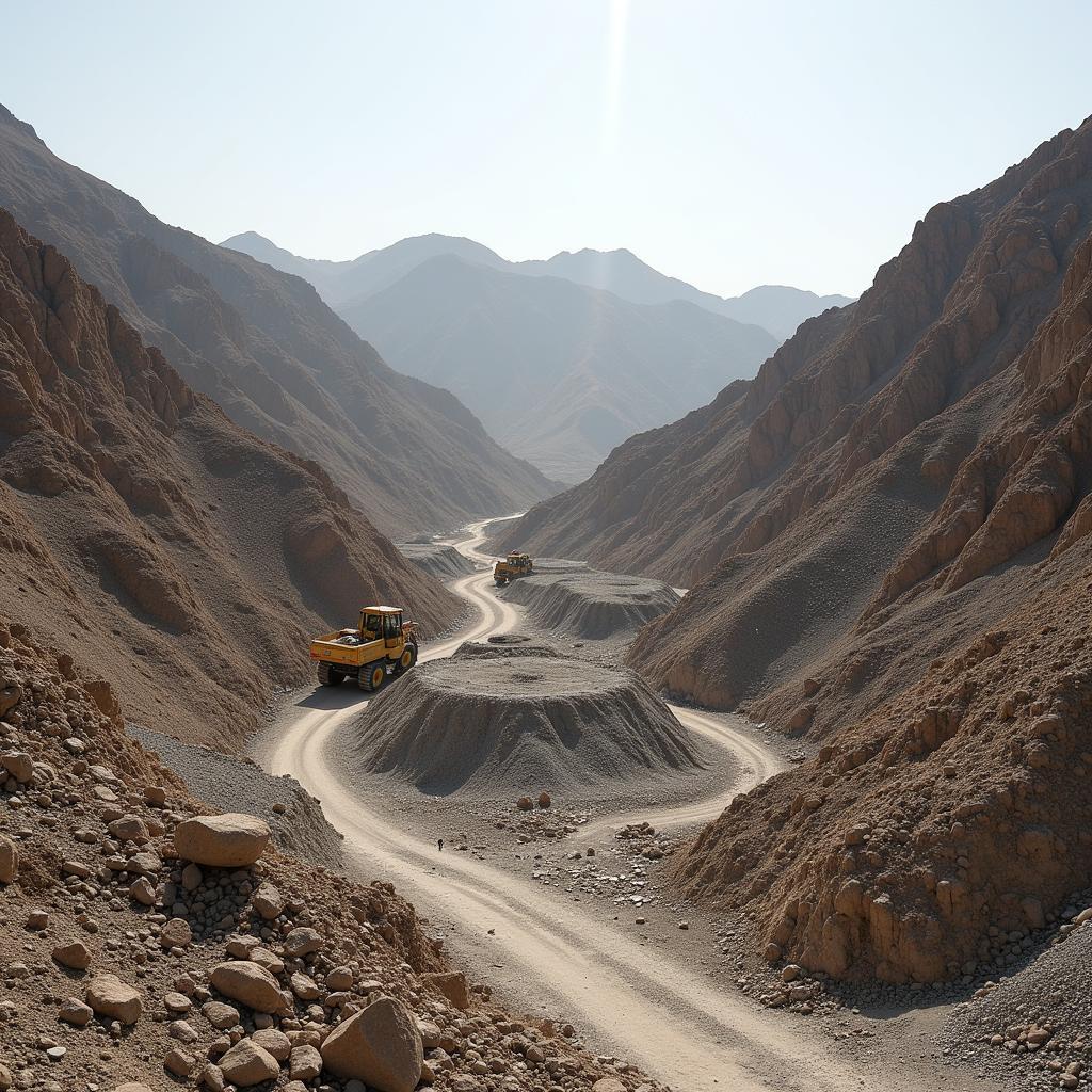 Hussaini Feroza Mining in Balochistan