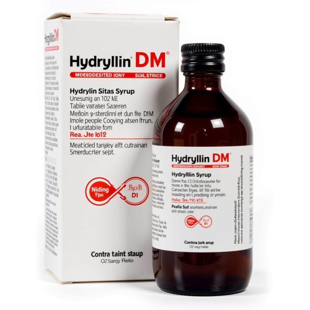 Hydryllin DM Syrup Packaging