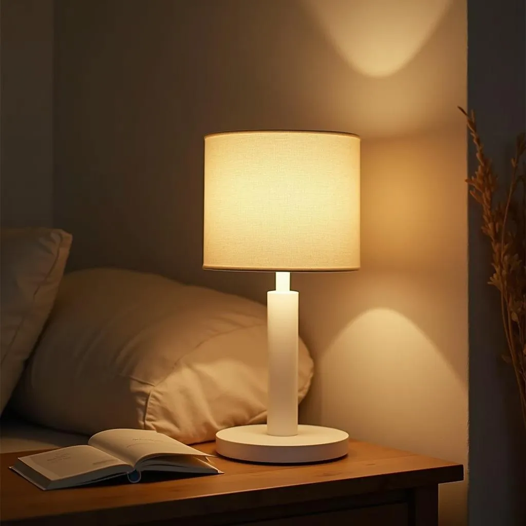 Modern Ikea Table Lamp in a Pakistani Home