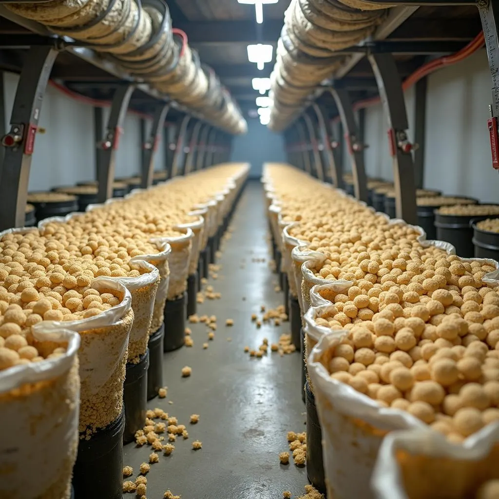 Indoor Mushroom Farm in Pakistan