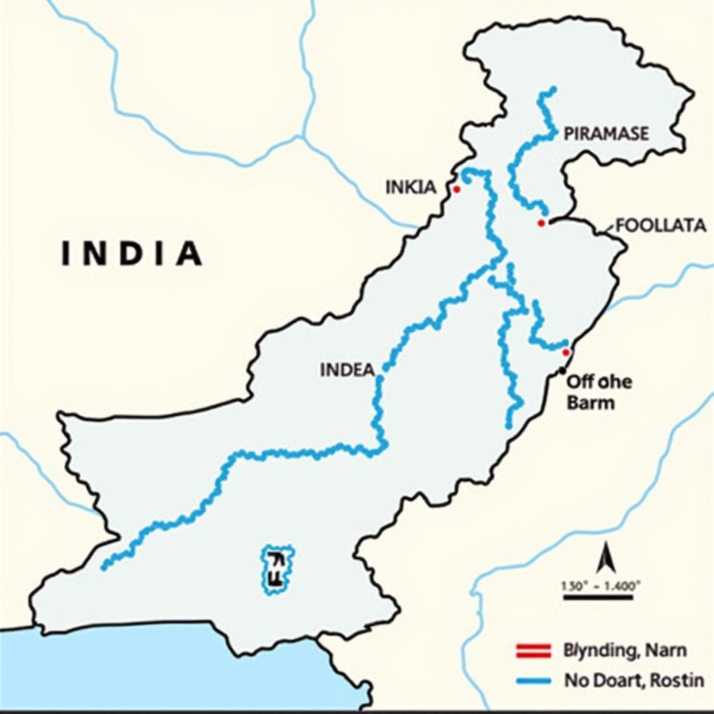 Indus Waters Treaty Map