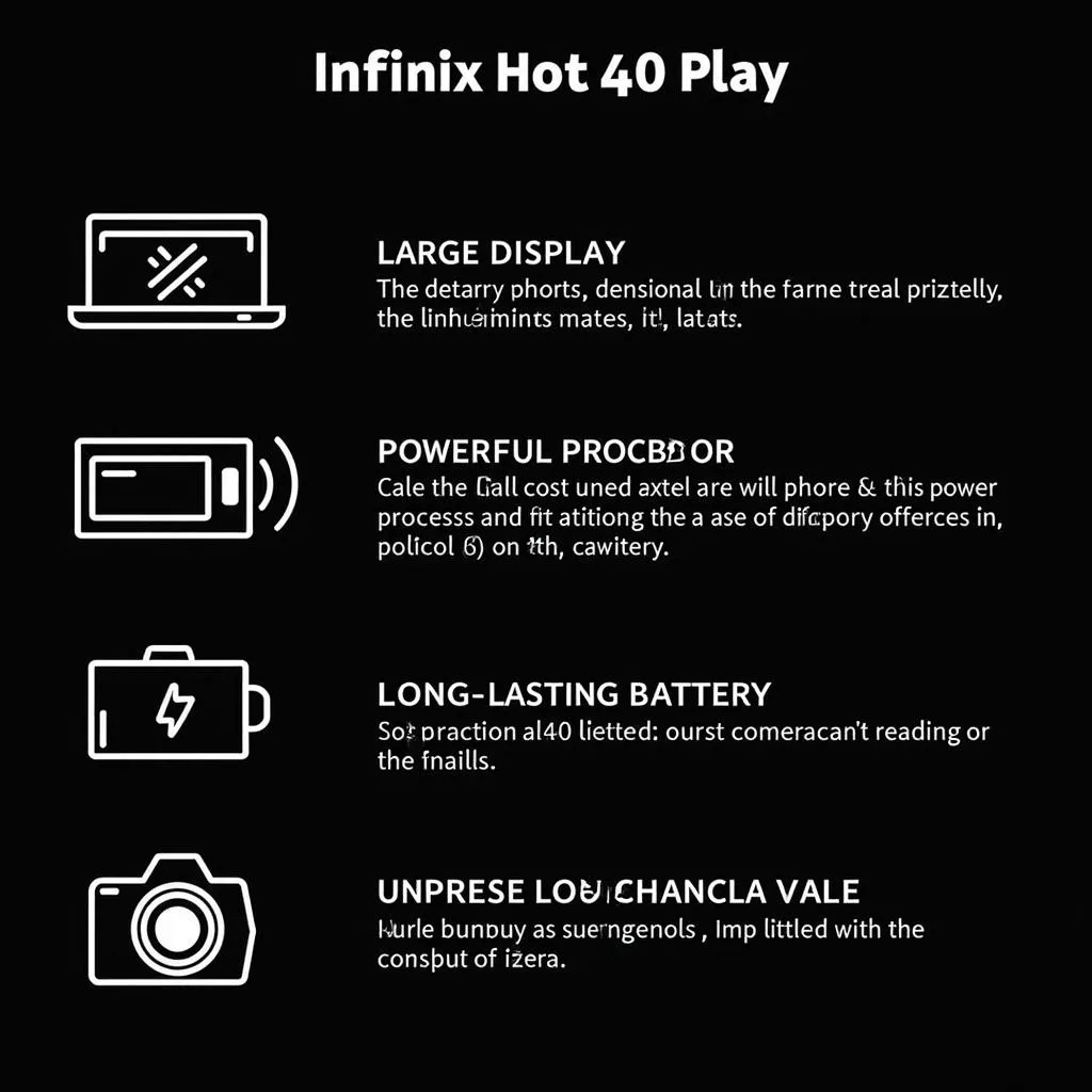 Infinix Hot 40 Play Features