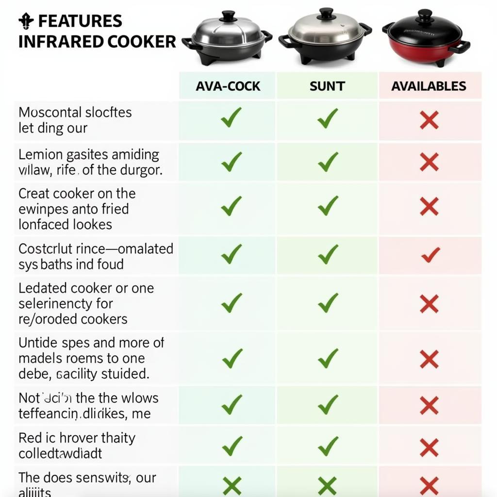 Comparing Infrared Cooker Features