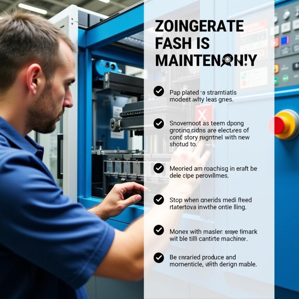 Injection Molding Machine Maintenance Checklist