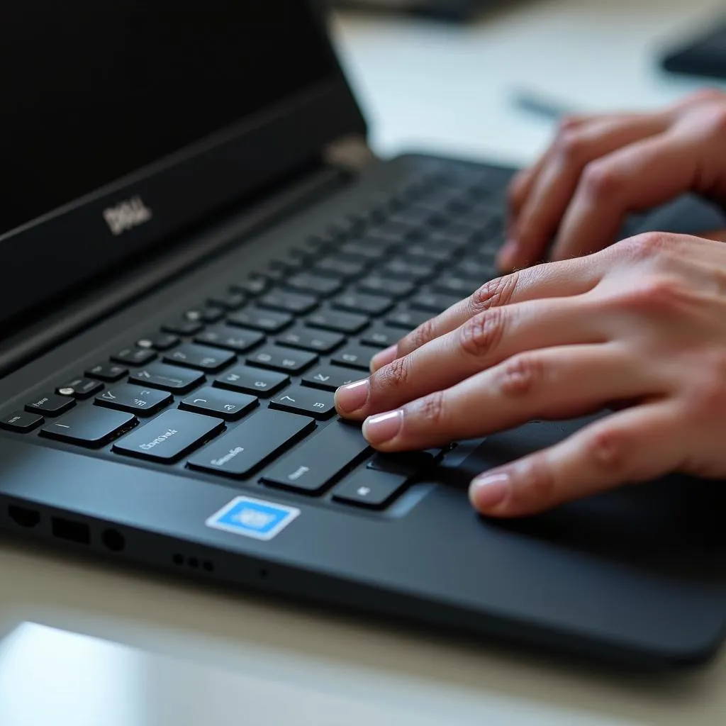 Inspecting a Dell Laptop