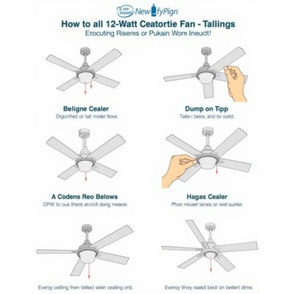 Easy Installation of a 12 Watt Ceiling Fan in Pakistan