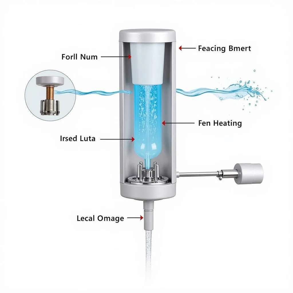 Instant geyser electric working mechanism